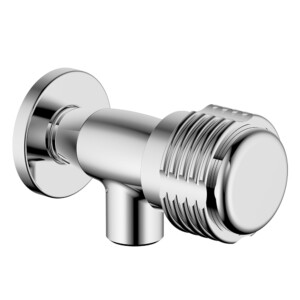 Delta: Angle Valve: 1/2x1/2in, Chrome Plated