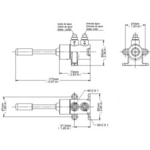 Docol matic: Pedal Operated Flush Valve, Chrome Plated