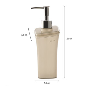 Moom Soap Dispenser With Print, Grey/Cream