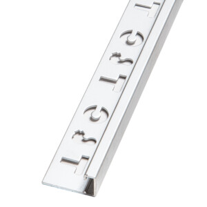 Sang Yi: Aluminium L-Tile Trim: 22mm(W)*10mm(H): Silver Matt