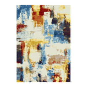 Cashmere Merino Abstract Textured Carpet Rug, (160x230)cm