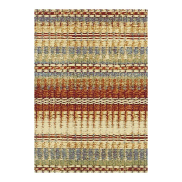 Cashmere Merino Abstract Blue/Brown Carpet Rug, (160x230)cm