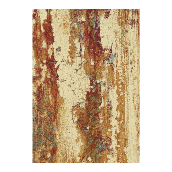 Cashmere Merino Metal Rust Texture Carpet Rug, (200x290)cm