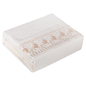 Lace Bed Sheet Set: 4pcs - 200T