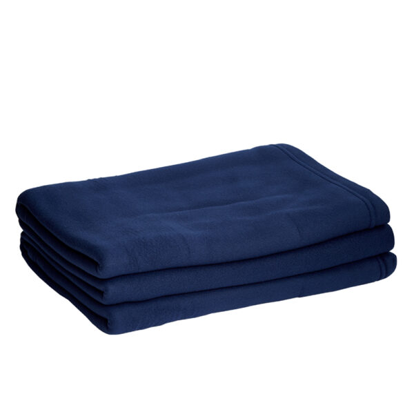 Mildy Plus Fleece Blanket: (150x200)cm, Navy Blue