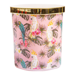 Scented Jar Candle With Gold Lid: 11oz, Gardenia