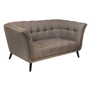 Fabric Sofa: 2-Seater(LoveSeat); (167x92x78)cm, Grey
