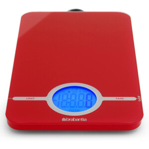 Digital Kitchen Scale, Red