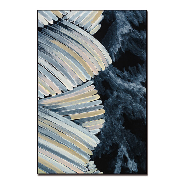 Abstarct Printed Painting: (90x60)cm