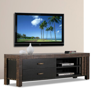 Wooden TV Cabinet, (183x43x55)cm, Light Wenge