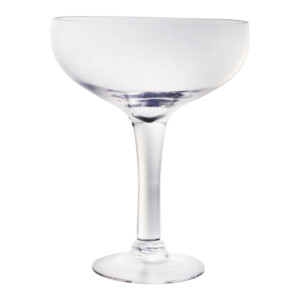 Domus Clear Wine Glass Vase: 27.0cm