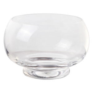 Domus Clear Footed Bowl Glass Vase: 10.0cm