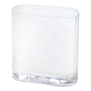 Domus Clear Nordic Glass Vase: 19.0cm
