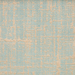 F-Laurena IV Collection Gold and Teal Abstract Furnishing Fabric