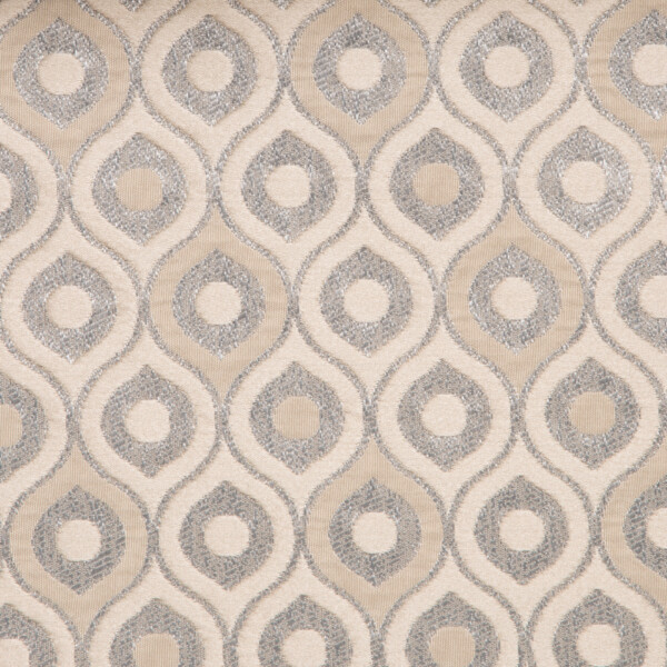 F-Laurena IV Collection Ikat Ogee Beige Furnishing Fabric