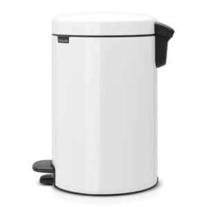 New Icon Step Bin: 12Ltrs, White