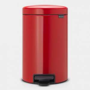 New Icon Step Bin; 12Ltrs, Passion Red