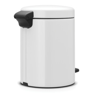 New Icon Step Bin: 5 Ltrs, White