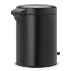 New Icon Step Bin: 5 Ltrs, Matt Black