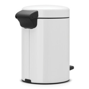 New Icon Step Bin: 3 Ltrs, White