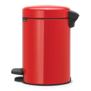 New Icon Step Bin: 3 Ltrs, Passion Red