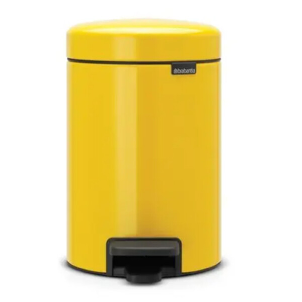 New Icon Step Bin: 3 Ltrs, Daisy Yellow