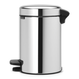 New Icon Step Bin: 3 Ltrs, Briliant Steel