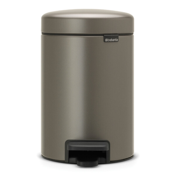 New Icon Step Bin: 3 Ltrs, Platinum