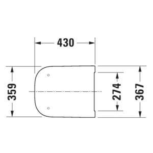 Happy D.2: Seat Cover: Soft Close + Hinges: Anthracite Matt