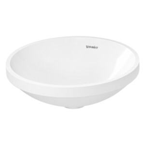 Architec: Circular Under Counter Basin With Over Flow; 37cm, White