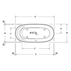 Cape Cod: Freestanding Bathtub With Panel: (185.5x88.5)cm, White