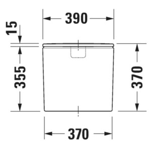 DuraStyle: Cistern: 6ltrs, White