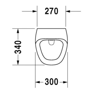DuraStyle: Urinal Bowl: Electric Operated, Concealed Inlet