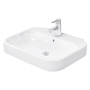 Happy D.2: Washbasin, 65cm: White ,1TapHole