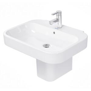 Happy D.2: Washbasin, 65cm: White ,1TapHole