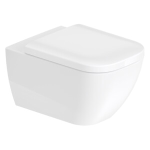 Happy D.2: WC Pan: Wall Hung, Rimless: 54cm, White