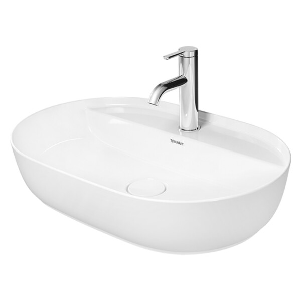 Luv: Wash Bowl: 1-Tap Hole; 60cm, White