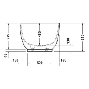 Luv: Freestanding Bathtub With Panel; (180x85)cm, White