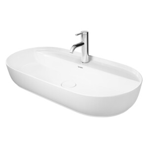 Luv: Wash Bowl With Tap Hole; 46cm, White,