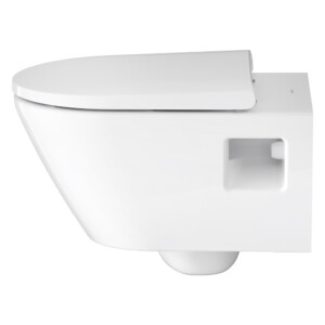 D-Neo: WC Pan: Wall Hung, Rimless: 54cm, White