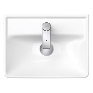 D-Neo: Hand Rinse Basin 1 Tap Hole; 45cm, White