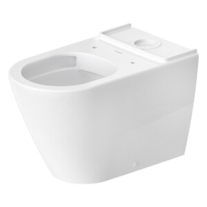 D-Neo: WC Pan, Rimless With Vario Outlet + Fixings, Close Coupled; 65cm, White