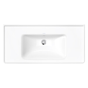 D-Neo: Vanity Wash Basin With Overflow And 1 Tap Hole; 100.5cm, White