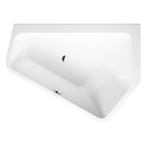 Paiova 5: Bathtub With Panel And Support Frame; C/Right, (177x130)cm, White