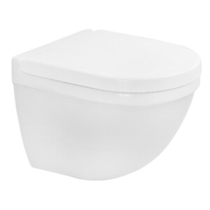 Starck-3: Compact WC Pan Wall Hung, White