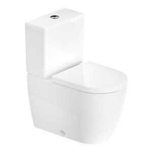 Me by Starck: WC Pan: Vario Oulet, 65cm Close Coupled, White