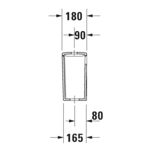 Me by Starck: Cistern: Dual Flush, White