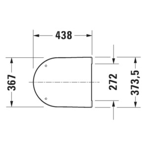 Me by Starck: Seat Cover With Automatic Closure + Stainless Steel Hinges, White