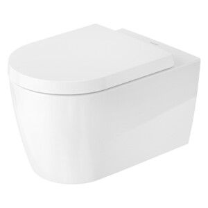 Me by Starck: WC Pan, Wall Hung, Durafix: 57cm, White