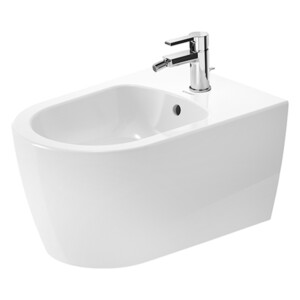 Me by Starck: Wall Hung Bidet With Over Flow & 1TapHole; 57cm, White
